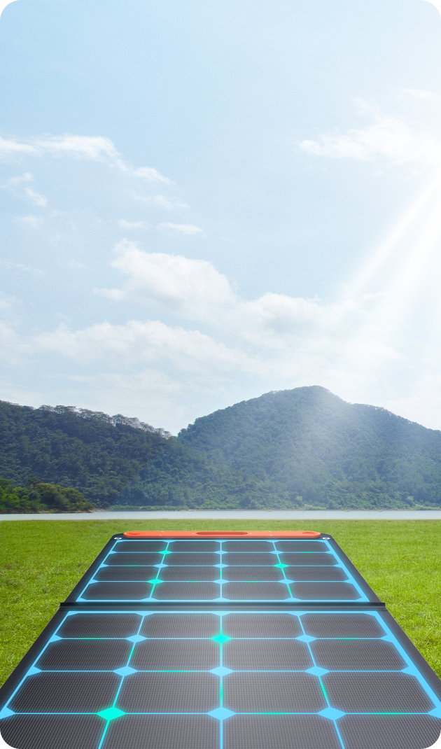 ENGINSTAR Pannello Solare Pieghevole Da 60W Con USB QC3.0 E Uscita CC, Impermeabile IPX4, Per Centrali Elettriche Portatili (Jackery, EcoFlow, Anker)